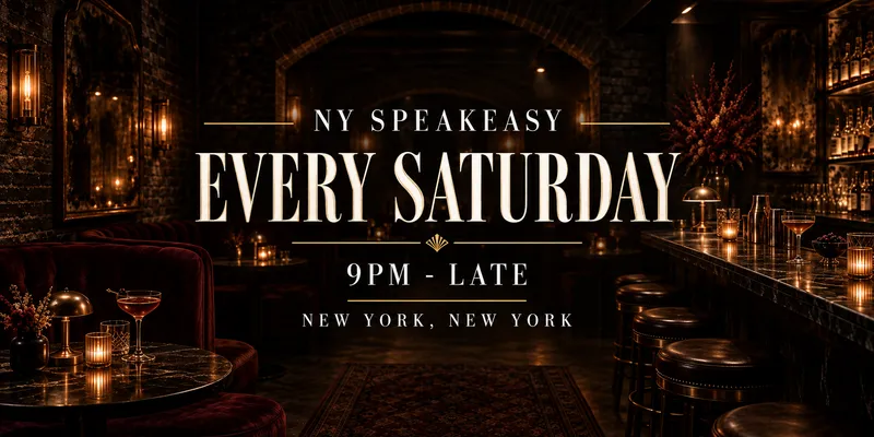 Saturdays @ NY Speakeasy